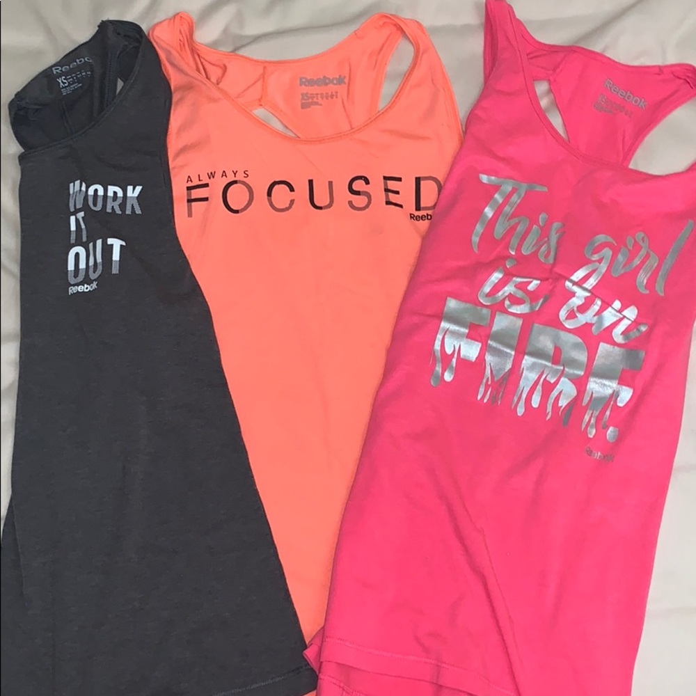 Reebok workout tanks